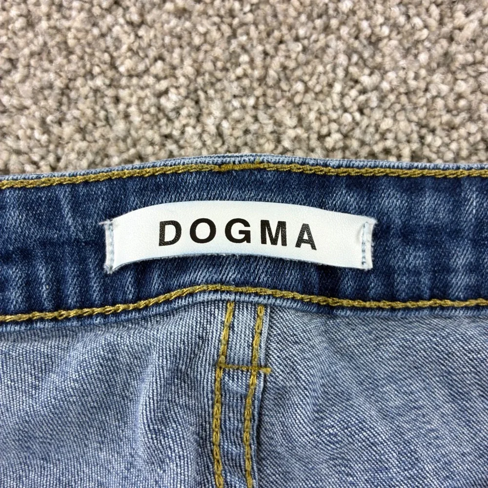 DOGMA Womens 1XL Plus Size Blue Denim‎ Jeans Comfort Stretch Casual High Rise